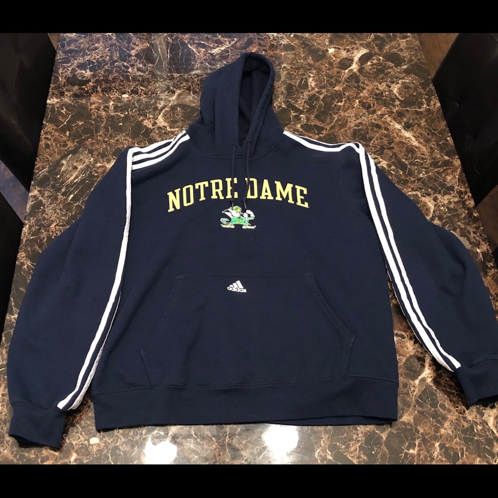 Adidas NOTRE DAME Sweatshirt sz L